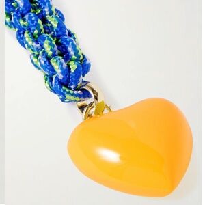 Roxanne Assoulin The Happy gold-tone, enamel and cord bag charm